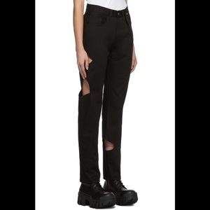 Heliot Emil black denim trousers